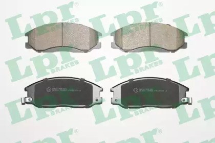 Колодки тормозные дисковые комплект 05P858 LPR