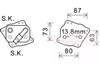 Радиатор масляный холодильник 06003412 VAN WEZEL