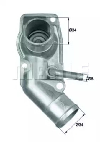 Поршень в комплекте на 1 цилиндр, STD 061PI00129000 MAHLE