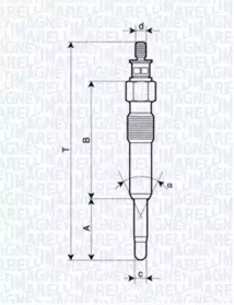 062503901304 MAGNETI MARELLI Свечи накала купить в Черкассы