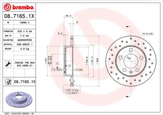 0871651X Brembo