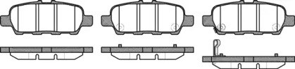REMSA 087631 Колодки тормозные задние дисковые в наличии Павлоград