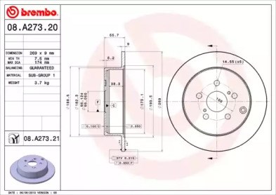 08A27321 Brembo