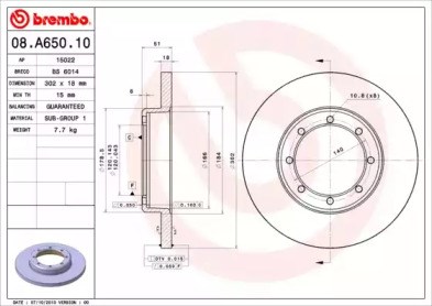 08A65010 Brembo