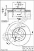 Тормоз дисковый передний 09476514 BREMBO