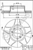 Ротор тормозной 09514276 BREMBO