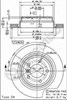 Задний дисковый тормоз 09684111 BREMBO