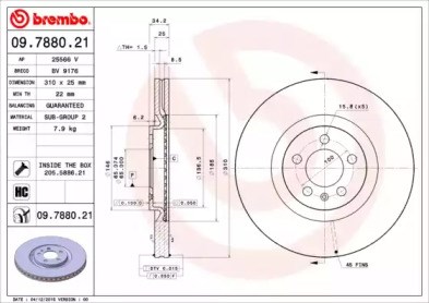 09788021 Brembo