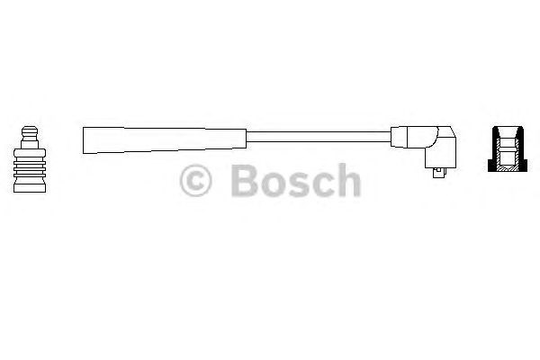 Провода высоковольтные в комплекте 0986356000 BOSCH