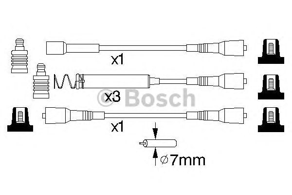 Высоковольтные провода  Opel Omega B