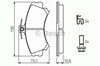 Колодки 0986424371 BOSCH