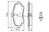 Колодки тормозные дисковые комплект 0986424470 BOSCH