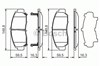 Колодки передние 0986424722 BOSCH
