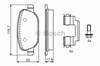 Колодки на тормоз задний дисковый 0986424775 BOSCH