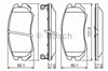 Колодки 0986424815 BOSCH