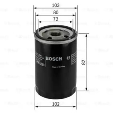 Фильтр центробежный очистки масла 0986452030 BOSCH