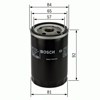 Масляный фильтр двигателя 0986452036 BOSCH