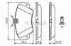 Колодки 0986460939 BOSCH