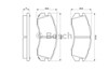 Колодки тормозные передние дисковые 0986460984 BOSCH