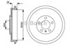 Тормозной барабан 0986477152 BOSCH