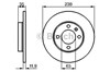 Диск тормозной передний 0986478011 BOSCH