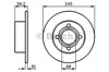 Задний дисковый тормоз 0986478019 BOSCH