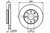 Диск тормозной передний 0986478192 BOSCH