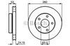 Тормоз дисковый передний 0986478195 BOSCH