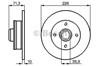 Задний дисковый тормоз 0986478331 BOSCH