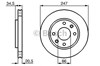 Диск тормозной передний 0986478370 BOSCH