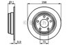 Тормозной диск 0986478425 BOSCH