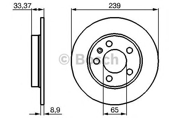 BOSCH 0986478481 Тормозные диски в наличии Ирпень