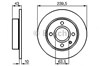 Тормоз дисковый передний 0986478501 BOSCH