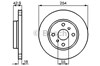 Тормоз дисковый передний 0986478585 BOSCH