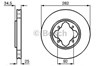 Ротор тормозной 0986478634 BOSCH