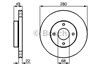 Ротор тормозной 0986478728 BOSCH