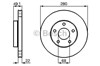 Передний тормозной диск 0986478833 BOSCH