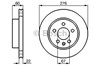 Передний тормозной диск 0986478861 BOSCH