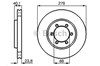 Передний тормозной диск 0986478967 BOSCH