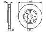Передний тормозной диск 0986478979 BOSCH