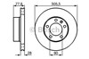 Передний тормозной диск 0986479001 BOSCH