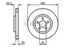 Диск тормозной передний 0986479029 BOSCH