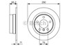 Задний тормозной диск 0986479043 BOSCH