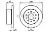 Диск тормозной задний 0986479065 BOSCH