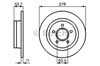 Дисковый тормоз 0986479070 BOSCH