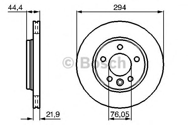 Дисковый тормоз 0986479097 BOSCH