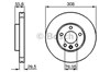 Передний тормозной диск 0986479211 BOSCH