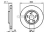 Диск тормозной передний 0986479227 BOSCH