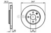 Передний тормозной диск 0986479239 BOSCH