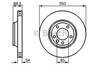 Диск тормозной передний 0986479251 BOSCH